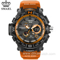 SMAEL brand dual display watch men LED digital